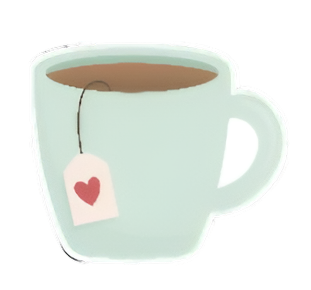 Stickers Mug bleu