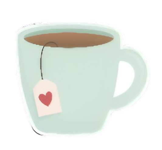 Stickers Mug bleu
