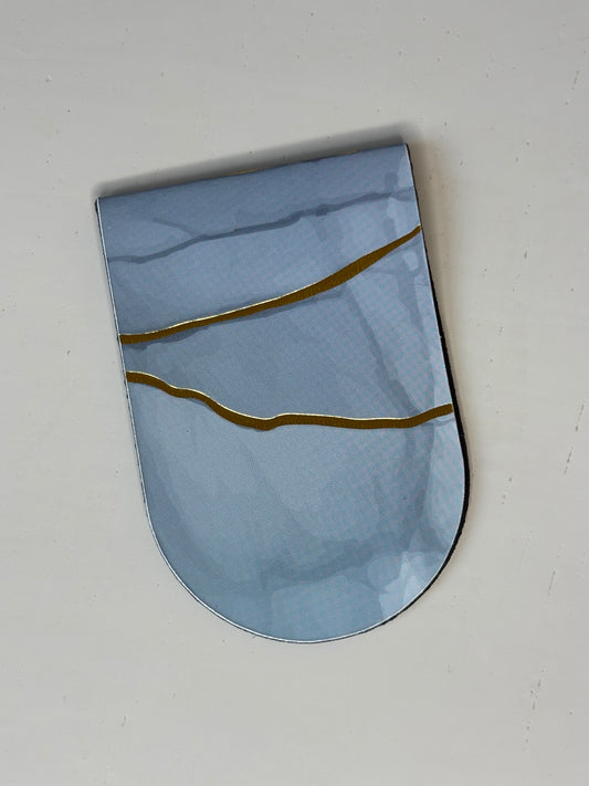 Marque Page magnétique - Bleu Gold