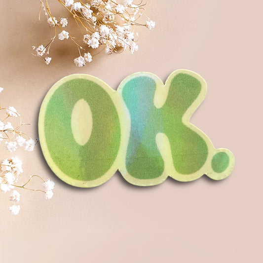 Stickers ok.