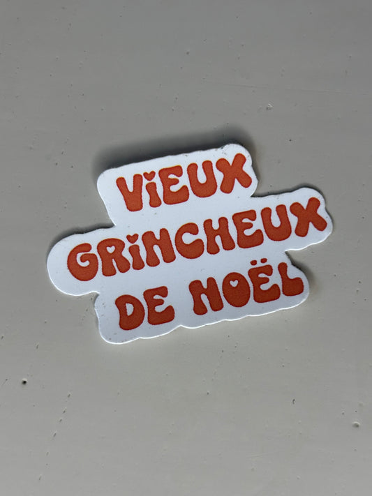 Stickers - Vieux grincheux de Noël